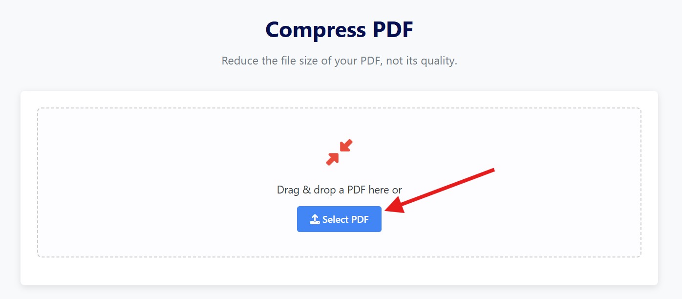 Upload a large PDF file
