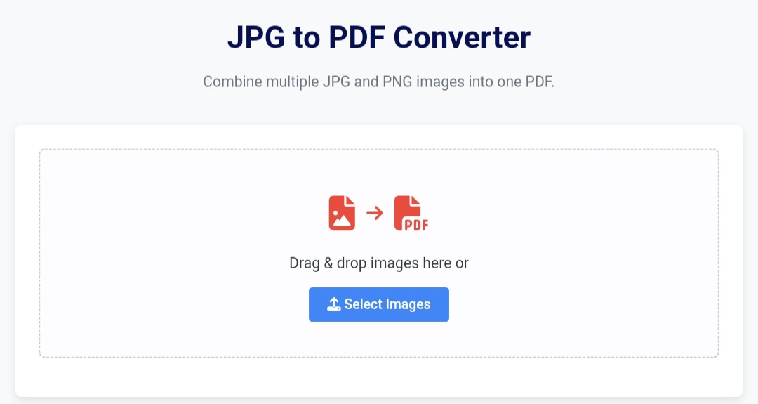 Upload JPG images