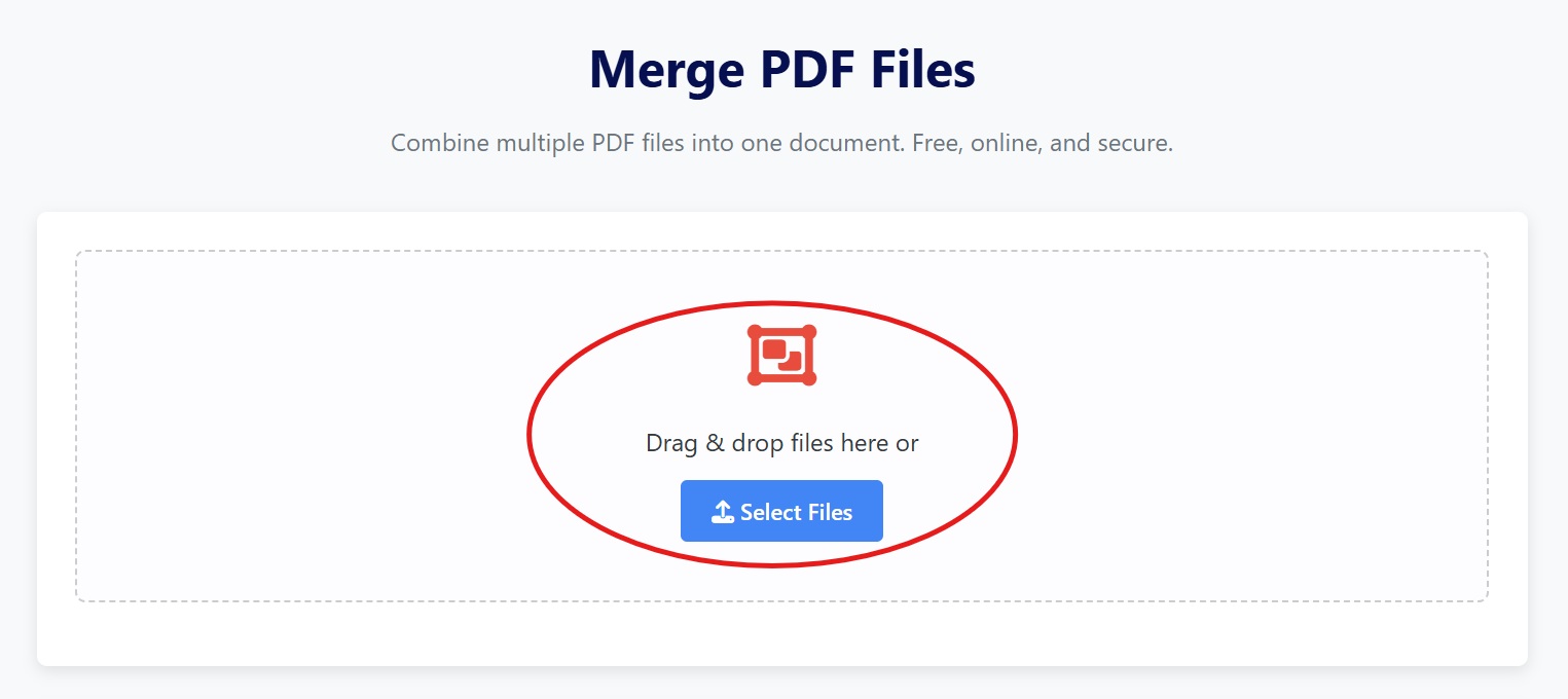 Upload multiple PDF files